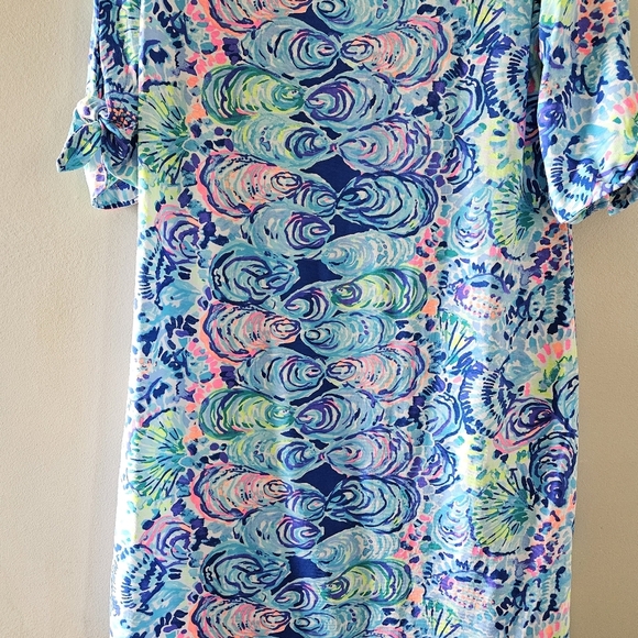Lilly Pulitzer Preston Multi Ocean Commotion Mini Dress Size Medium. - Picture 6 of 15